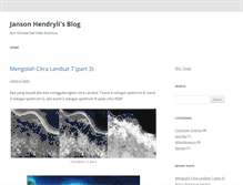 Tablet Screenshot of blog.jansonhendryli.net